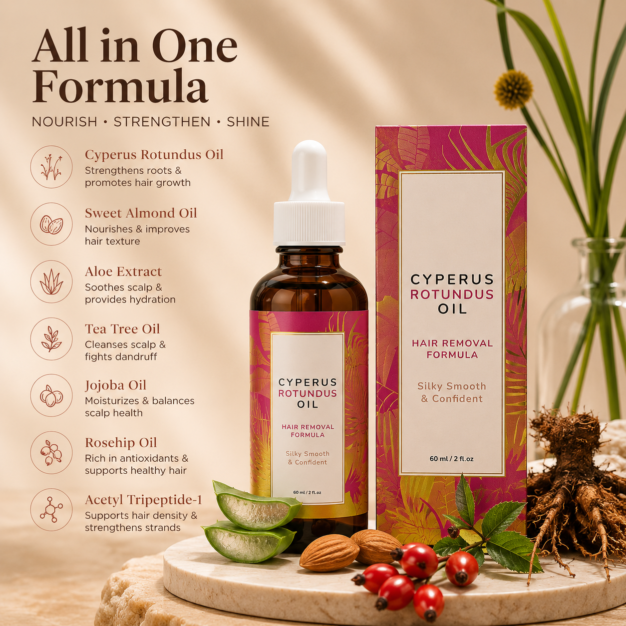 Cyperus Rotundus Essential Oil